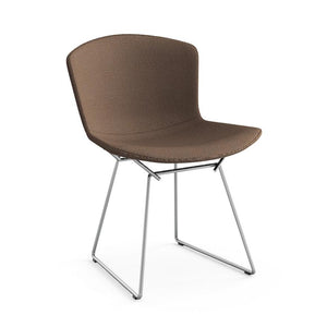 Bertoia Side Chair with Full Cover Side/Dining Knoll Polished Chrome Vermeer - Eiffel 