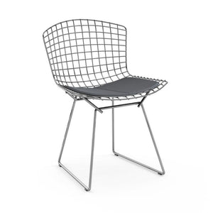 Bertoia Side Chair with Seat Pad Side/Dining Knoll Polished Chrome Journey - Chime 
