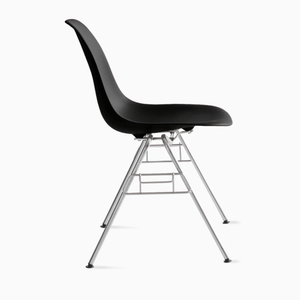 Eames Molded Plastic Side Chair with Stacking Base Side/Dining herman miller 