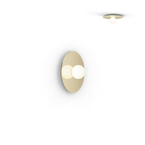 Bola Disc Flush ceiling lights Pablo 12”- Brass 