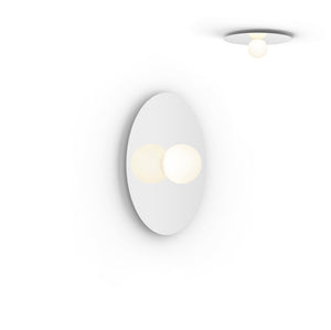 Bola Disc Flush ceiling lights Pablo 18" - White 