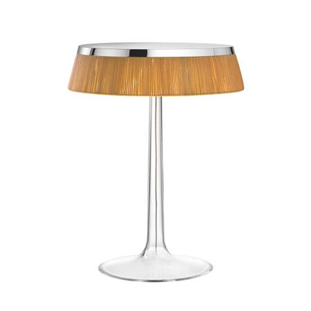 Bon Jour Table Lamp Table Lamps Flos Chrome Rattan