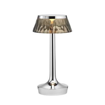 Bon Jour Unplugged Table Lamp Table Lamps Flos Chrome Fumee