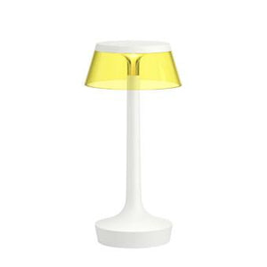 Bon Jour Unplugged Table Lamp Table Lamps Flos White Yallow 
