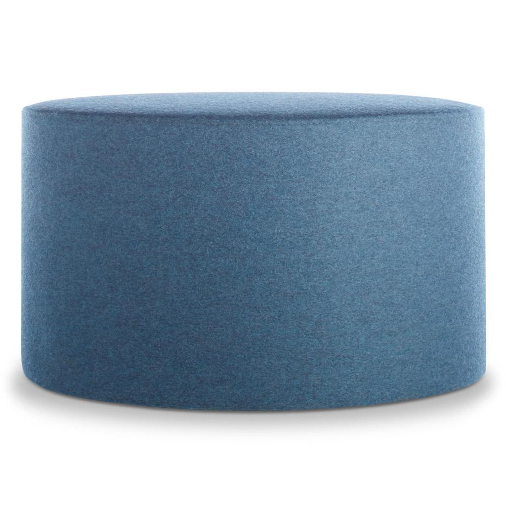 Bumper Large Ottoman ottomans BluDot Thurmond Marine Blue