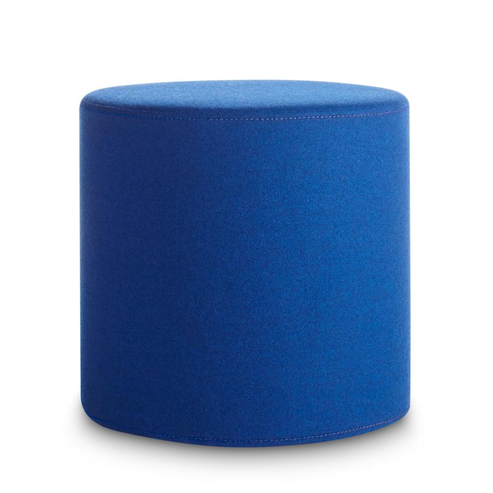 Bumper Small Ottoman ottomans BluDot Thurmond Blue