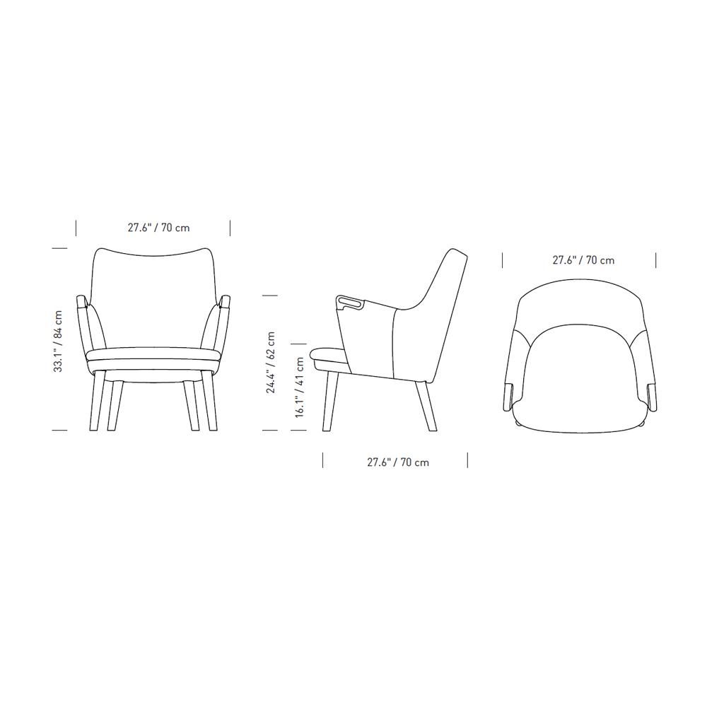 CH71 Lounge Chair lounge chair Carl Hansen