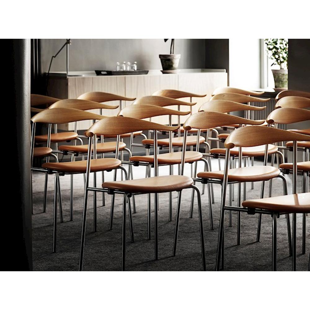 CH88p Stacking Chair With Upholstered Seat Side/Dining Carl Hansen