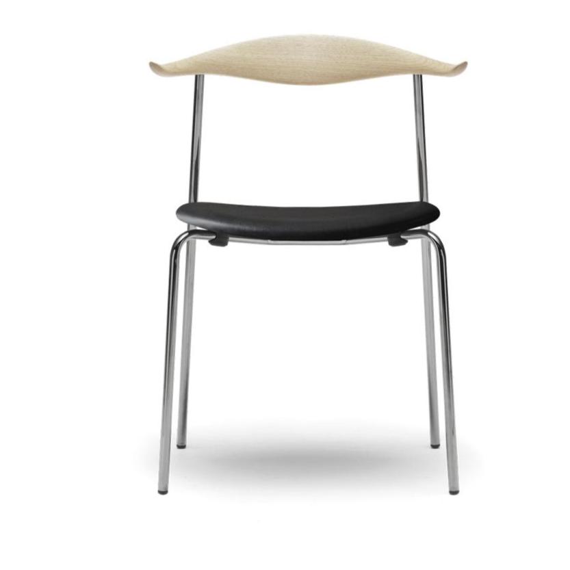 CH88p Stacking Chair With Upholstered Seat Side/Dining Carl Hansen