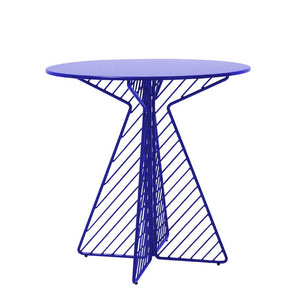 Cafe Table Tables Bend Goods Electric Blue Round 