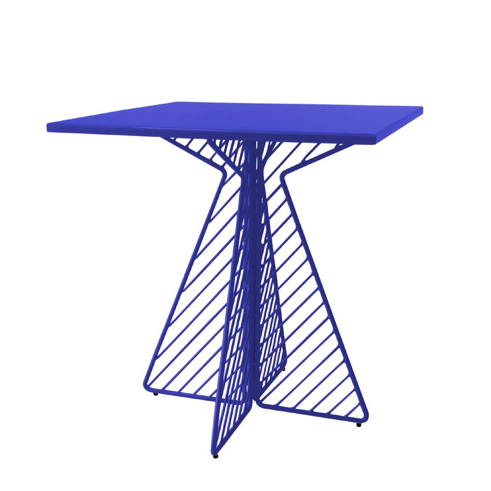 Cafe Table Tables Bend Goods Electric Blue Square