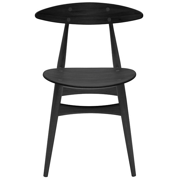 Wegner CH33T Chair Side/Dining Carl Hansen Oak-Black
