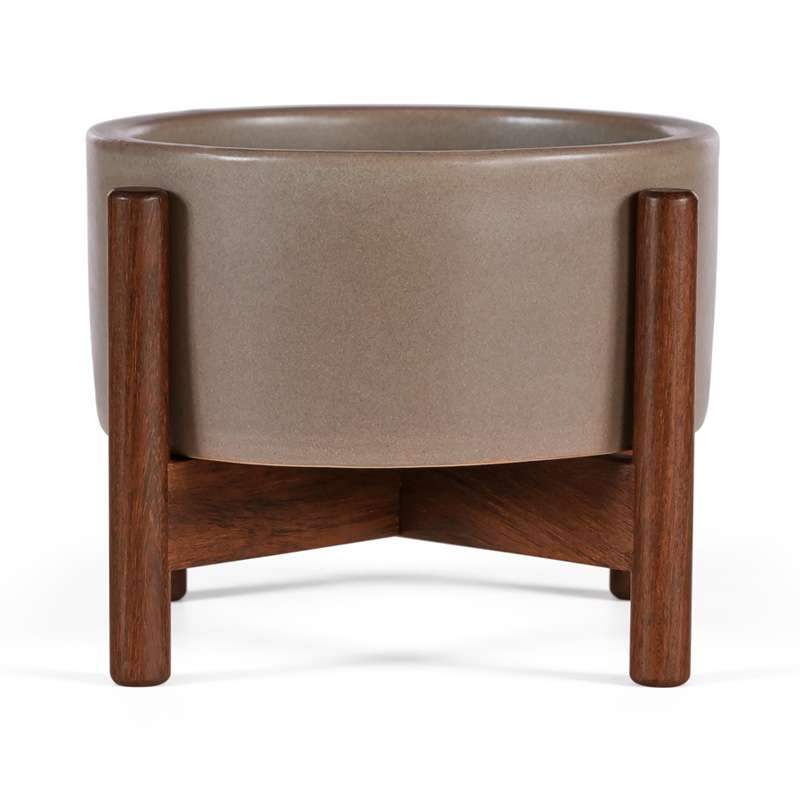 Case Study Desk Top Cylinder with Wood Stand Outdoors Modernica Wood Pebble