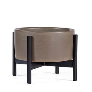 Case Study Desk Top Cylinder with Metal Stand Outdoors Modernica Pebble 