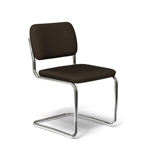 Cesca Chair -Upholstered Side/Dining Knoll armless Knoll Velvet - Truffle 