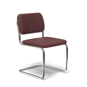 Cesca Chair -Upholstered Side/Dining Knoll armless Tinge - Plum 