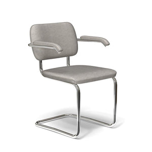 Cesca Chair -Upholstered Side/Dining Knoll add arms + $214.00 Summit - Boulder 