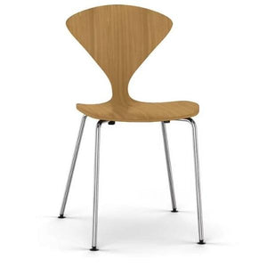 Cherner Metal Leg Side Chair Side/Dining Cherner Chair Natural Beech 