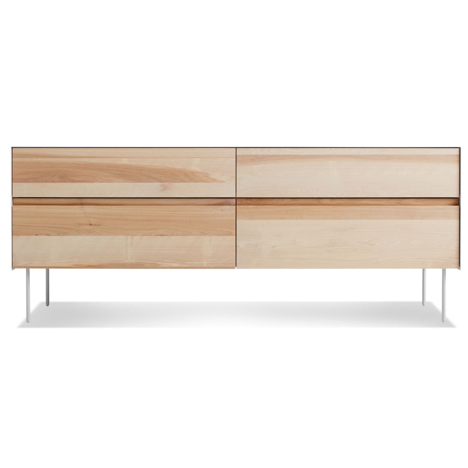 Clad 4 Drawer Dresser storage BluDot Hickory / White