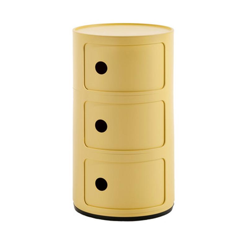 Componibili Bio storage Kartell Yellow