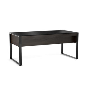 Corridor Office Executive Desk 6521 Desk's BDI Charcoal Stained Ash 