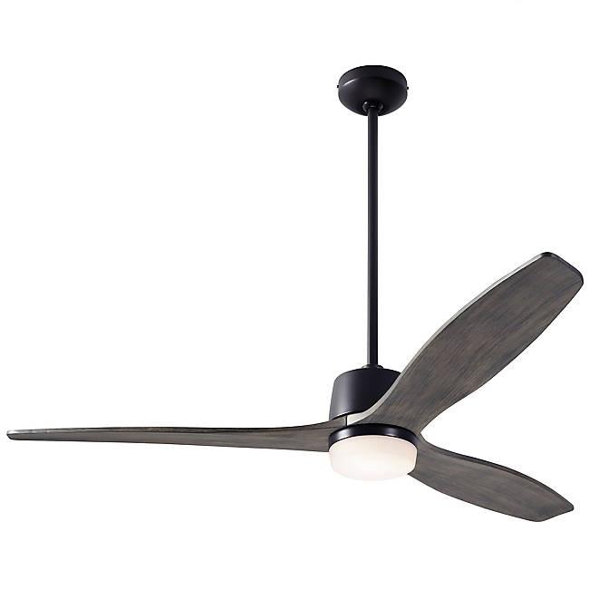 Arbor DC Ceiling Fan Ceiling Fans Modern Fan Co Dark Bronze Graywash Wall Control With 17w LED