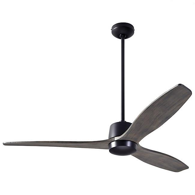 Arbor DC Ceiling Fan Ceiling Fans Modern Fan Co Dark Bronze Graywash Wall Control Without Light