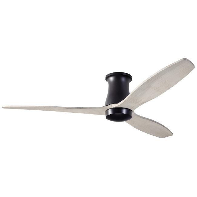 Arbor Flush DC Ceiling Fans Modern Fan Co Dark Bronze Whitewash Wall Control Without Light