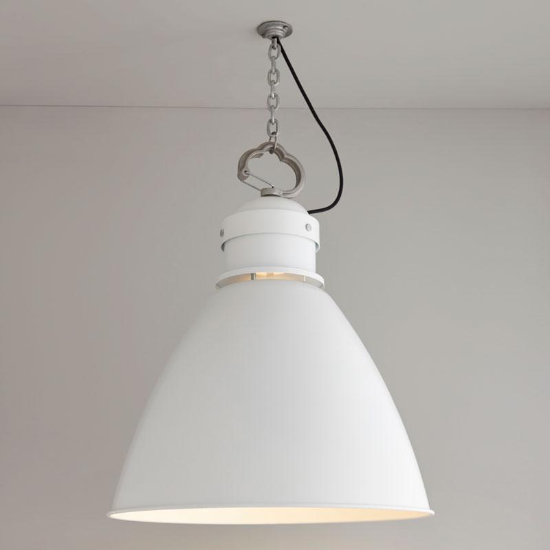 Large 7380 Pendant Pendant Lights Original BTC White