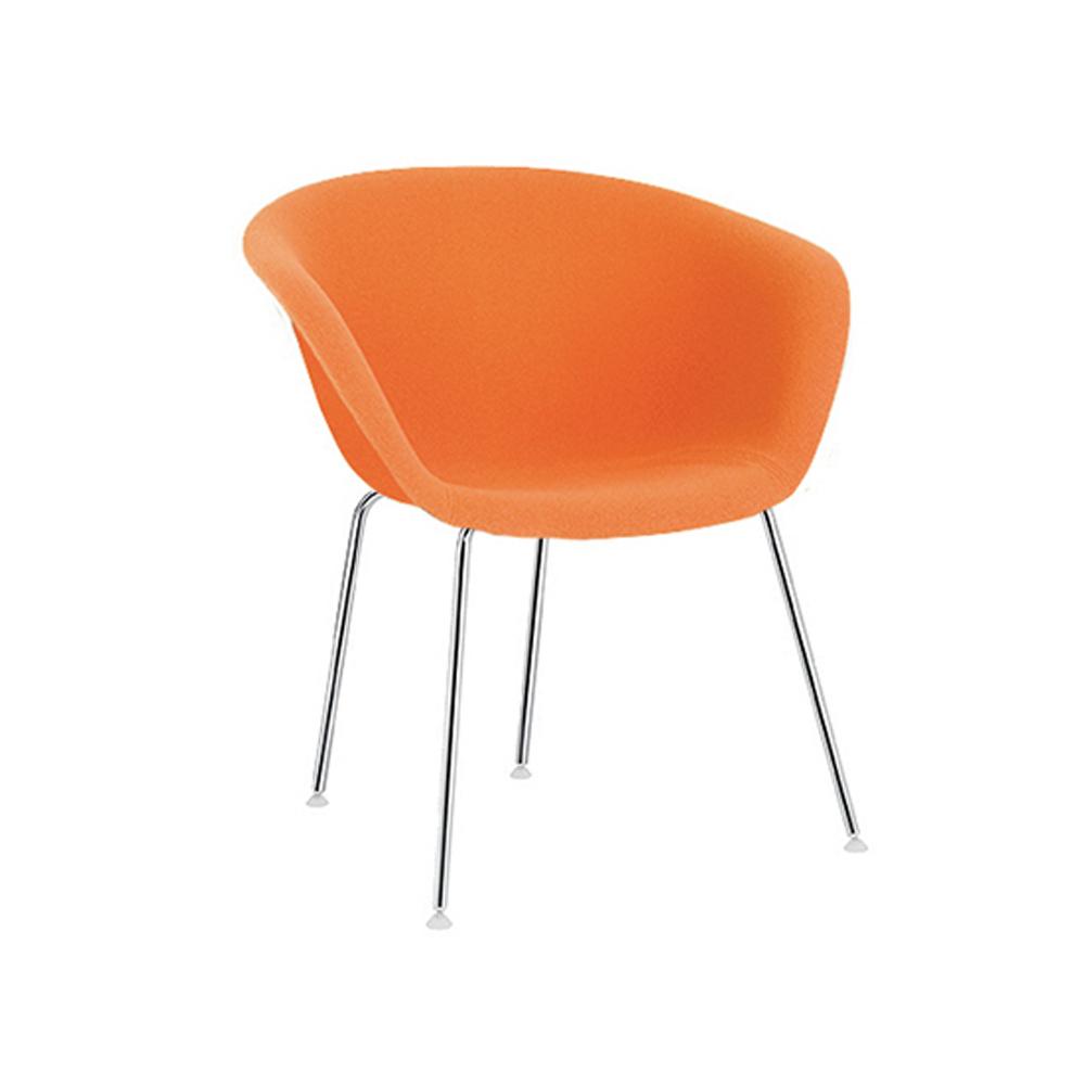 Duna 02 Four Leg Chair Fully Upholstered Chairs Arper