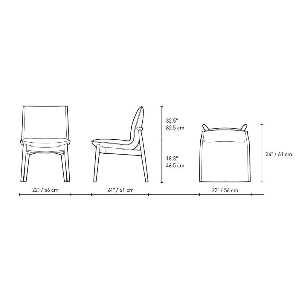E004 Embrace Chair Side/Dining Carl Hansen