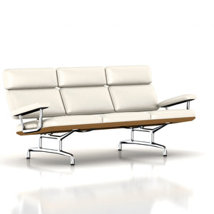 Eames 3-Seat Sofa by Herman Miller Sofa herman miller Teak + $600.00 Pearl White MCL Leather + $600.00 