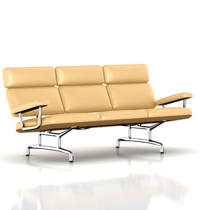 Eames 3-Seat Sofa by Herman Miller Sofa herman miller Teak + $600.00 Almond MCL Leather + $600.00 
