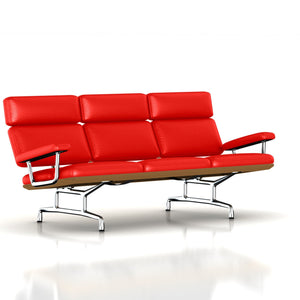 Eames 3-Seat Sofa by Herman Miller Sofa herman miller Teak + $600.00 Red MCL Leather + $600.00 