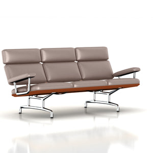 Eames 3-Seat Sofa by Herman Miller Sofa herman miller Walnut Gray Suit Dream Cow Leather + $1730.00 