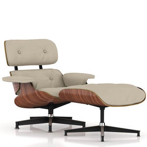 Eames Lounge Chair and Ottoman lounge chair herman miller Walnut Veneer Stone MCL Leather + $200.00 