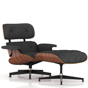 Eames Lounge Chair and Ottoman lounge chair herman miller Walnut Veneer Lava MCL Leather + $200.00 