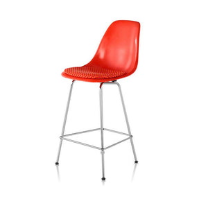 Eames Molded Fiberglass Stool with Seat Pad Stools herman miller 