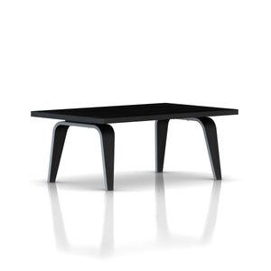 Eames Rectangular Coffee Table / Veneer Top with Veneer Edge Coffee Tables herman miller 36-inches Wide Ebony Top 