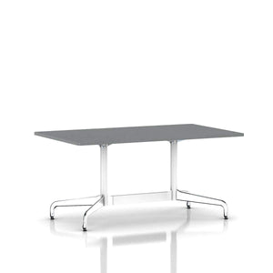 Eames Rectangular Table Dining Tables herman miller White Cool Grey Neutral Laminate 