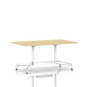 Eames Rectangular Table Dining Tables herman miller White Light Ash Veneer +$505.00 