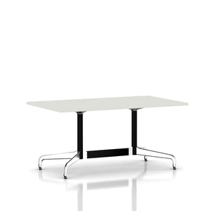 Eames Rectangular Table Dining Tables herman miller Black Umber White Laminate 