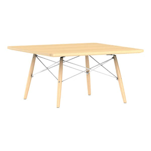 Eames Square Dowel Leg Coffee Table Coffee Tables herman miller White Ash Natural Maple White
