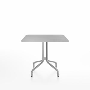 Emeco 1 Inch Cafe Table - Square Top Coffee table Emeco Table Top 36" Brushed Aluminum Brushed Aluminum