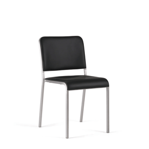 Emeco 20-06 Stacking Chair Side/Dining Emeco Hand-Brushed with Seat and Back Pad +295 No Glides
