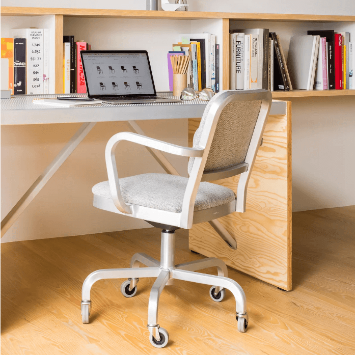 Emeco Navy Officer Swivel Armchair Office Chair Emeco