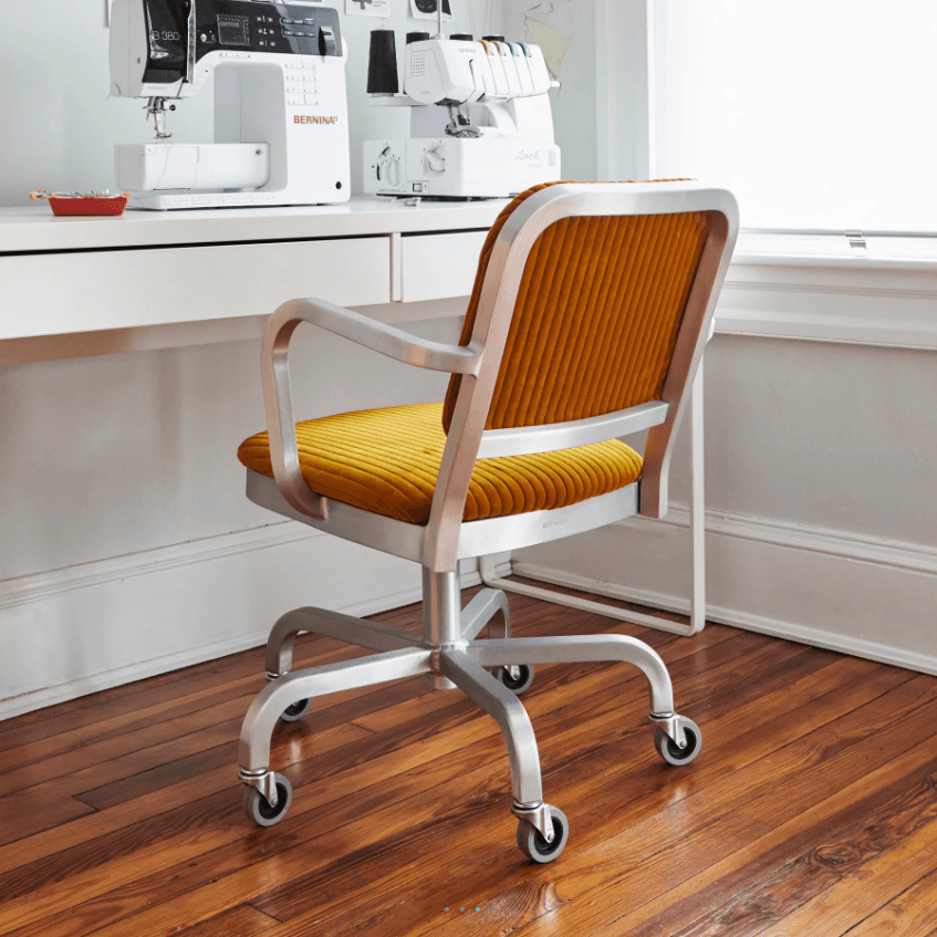 Emeco Navy Officer Swivel Armchair Office Chair Emeco