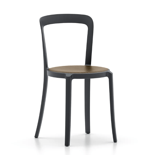 Emeco On & On Chair - Plywood Seat Chairs Emeco Black Walnut Plywood