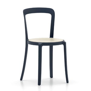 Emeco On & On Chair - Plywood Seat Chairs Emeco DarK Blue Ash Plywood 