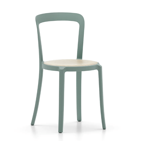 Emeco On & On Chair - Plywood Seat Chairs Emeco Light Blue Oak Plywood